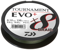 TOURNAMENT 8XBRAID EVO+ 014MM 10,2KG 135M DAIWA