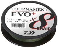 TOURNAMENT 8XBRAID EVO+ VERDE 018MM 15,8KG 270M DAIWA