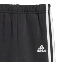 Trening fleece adidas Tiberio 3-Stripes Colorblock pentru Bebelusi negru rosu