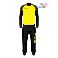 Trening sport TUTA CUBA POLARFLEECE Givova galben negru