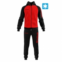 Trening sport TUTA SUPER KING Givova rosu negru