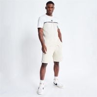 Tricou 11 Degrees Colour Block Taped - Coconut / Stone maro deschis