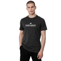 Tricou 4F gri inchis melan? H4Z22 TSM354 23M barbati