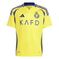 Tricou Acasa adidas Al Nassr Ronaldo 2024 2025 Juniors galben albastru