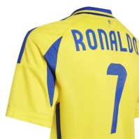 Tricou Acasa adidas Al Nassr Ronaldo 2024 2025 Juniors galben albastru