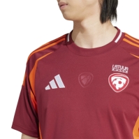 Tricou Acasa adidas Latvia 2024 pentru adulti visiniu