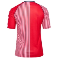 Tricou Acasa Hummel Denmark 1986 Retro pentru adulti rosu alb