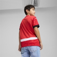 Tricou Acasa Puma Egipt 2025 Juniors rosu negru