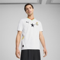 Tricou Acasa Puma Ghana 2025 pentru adulti alb galben