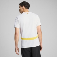 Tricou Acasa Puma Ghana 2025 pentru adulti alb galben