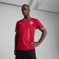 Tricou Acasa Puma Morocco 2025 pentru adulti rosu verde