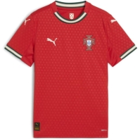 Tricou Acasa Puma Portugalia 2025 Juniors rosu galben