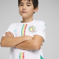 Tricou Acasa Puma Senegal 2025 Juniors alb verde