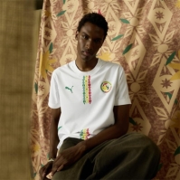 Tricou Acasa Puma Senegal 2025 pentru adulti alb verde