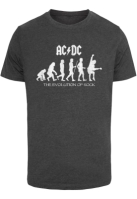 Tricou ACDC - Evolution Of Rock gri carbune Merchcode