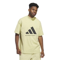 Tricou adidas baschet pentru barbati galben