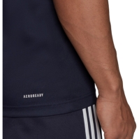 Tricou adidas clasic 3 cu dungi Sereno pentru Barbati bleumarin alb