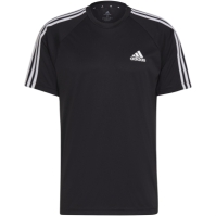 Tricou adidas clasic 3 cu dungi Sereno pentru Barbati negru alb