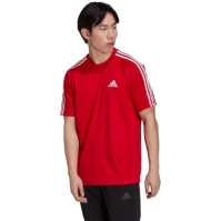 Tricou adidas clasic 3 cu dungi Sereno pentru Barbati unired alb