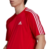 Tricou adidas clasic 3 cu dungi Sereno pentru Barbati unired alb