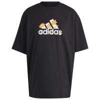 Tricou adidas Flower . Badge of Sport negru IR5896 pentru Femei