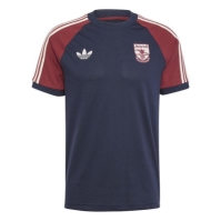 Tricou adidas Originals Arsenal Adicolor Classics 3-Stripes pentru adulti legend albastru