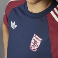 Tricou adidas Originals Arsenal Adicolor Classics 3-Stripes pentru adulti legend albastru