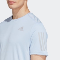 Tricou adidas Own the Run pentru Barbati albastru roz reflective argintiu