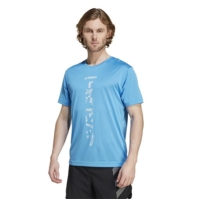 Tricou adidas Terrex Agravic Trail alergare pulse albastru