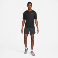 Tricou alergare Nike Dri-FIT Miler pentru Barbati negru reflectiv