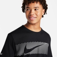 Tricou alergare Nike Miler Flash Dri-FIT UV maneca scurta pentru Barbati negru