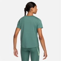 Tricou alergare Nike One Swoosh Dri-FIT maneca scurta pentru femei verde