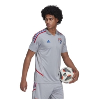 Tricou antrenement adidas Olympique Lyonnais Condivo 22 pentru Barbati halo argintiu