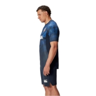 Tricou antrenament Canterbury British and Irish Lions Superlight 2024 pentru adulti inchis albastru