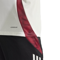 Tricou antrenement adidas Manchester United 2024 2025 pentru adulti off alb negru