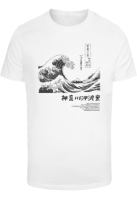 Tricou APOH - Hokusai Mono alb Merchcode