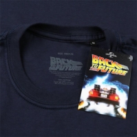 Tricou Back to the Future bleumarin