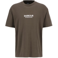 Tricou Barbour International supradimensionat Formula maro br97