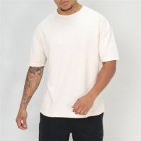 Tricou Blank Essentials Silicone Patch Core summer bej