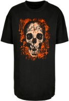 Tricou Boyfriend supradimensionat Slayer - Halloween Skulls pentru Femei negru Merchcode