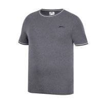 Tricou bumbac Slazenger pentru barbati gri carbune