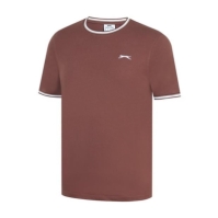 Tricou bumbac Slazenger pentru barbati maro deschis