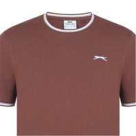 Tricou bumbac Slazenger pentru barbati maro deschis