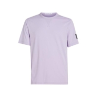 Tricou Calvin Klein Jeans Badge pastel lila