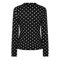 Tricou COMME DES GARCONS PLAY Polka Dot negru