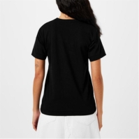 Tricou COMME DES GARCONS PLAY Scattered Hearts negru