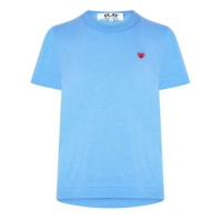 Tricou COMME DES GARCONS PLAY Small Heart albastru