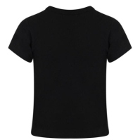 Tricou COMME DES GARCONS PLAY Small rosu Peeping Heart pentru copii negru