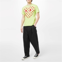 Tricou COMME DES GARCONS PLAY Spot Heart verde