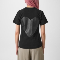 Tricou COMME DES GARCONS PLAY Tonal Heart negru